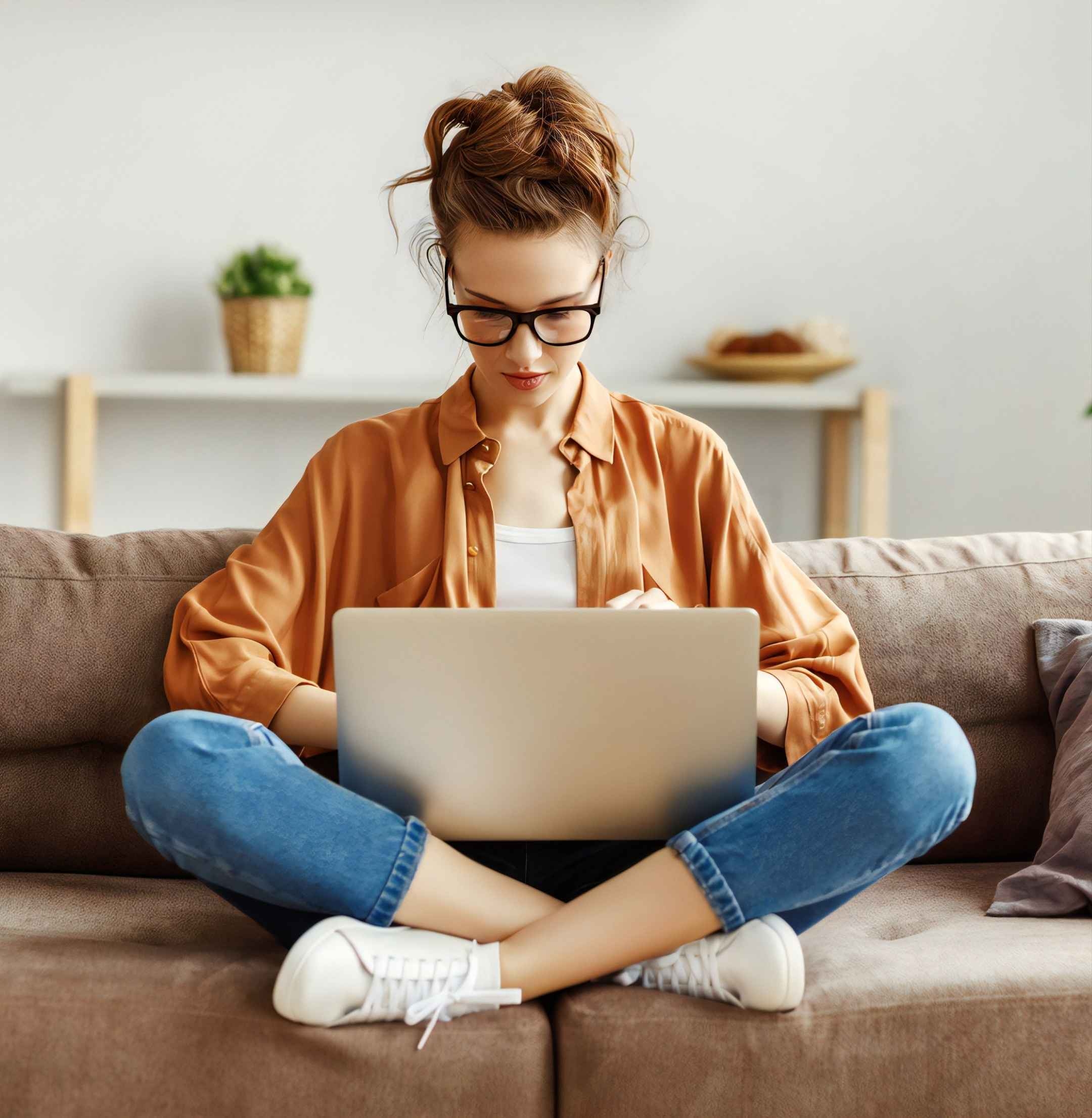 Person in colorful sweater